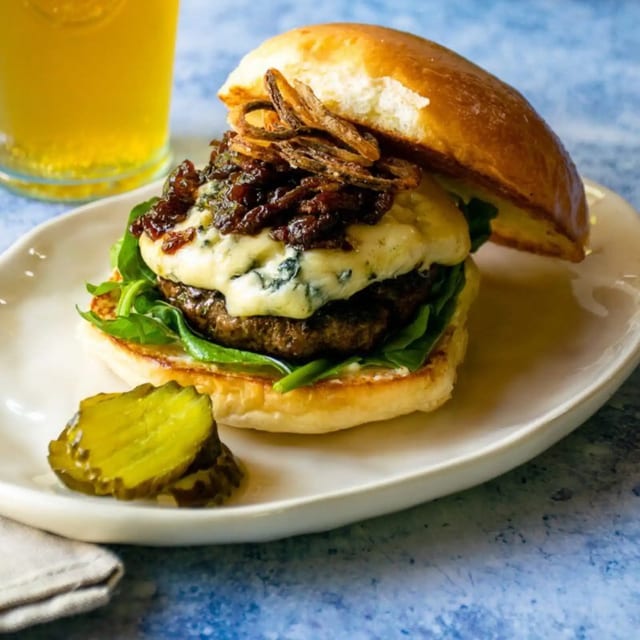 Bacon Blue Burger.