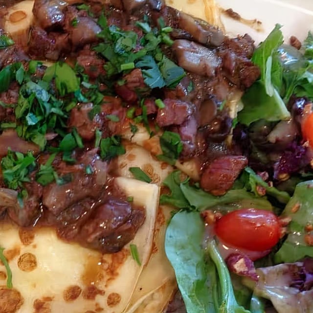 Burgundy Crepe.