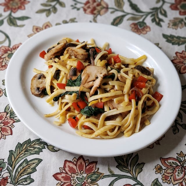 Spaetzle & Veggies.