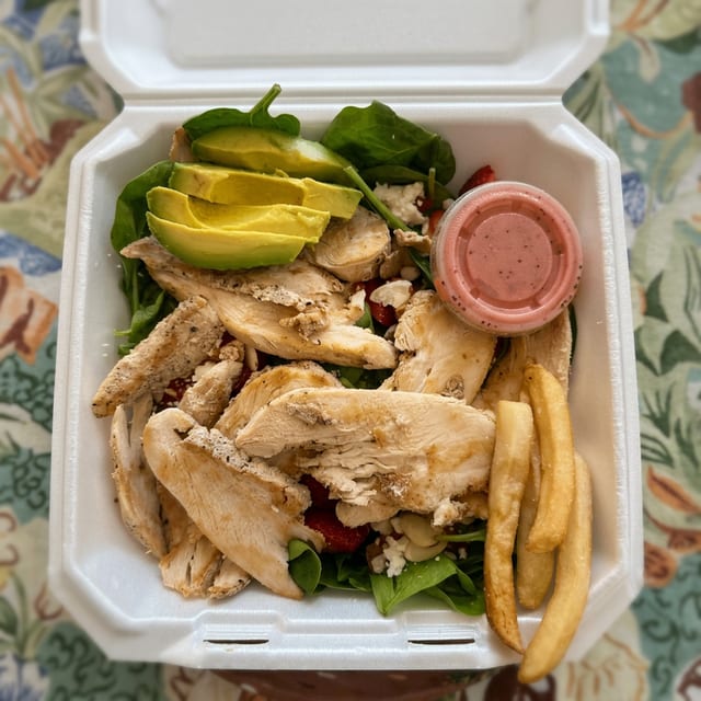 Strawberry Chicken Salad.