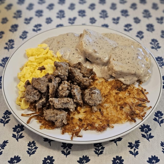 Biscuit & Gravy Plate.