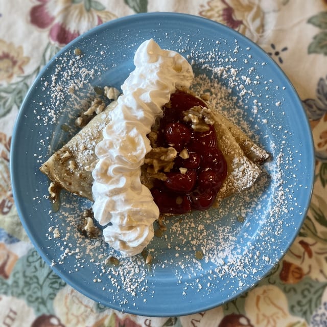 Cherry Delight Crepe.